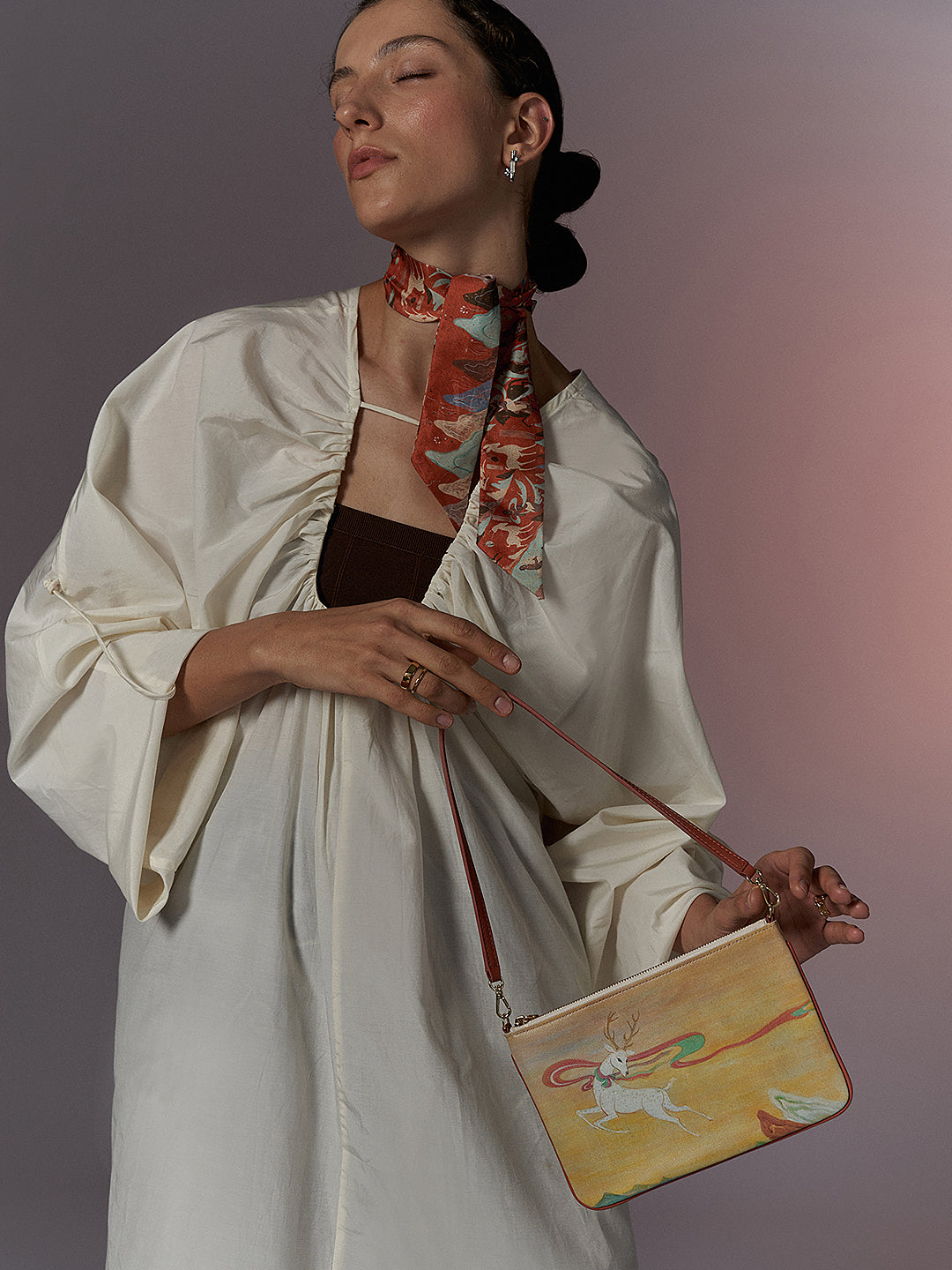 Small Handbag - A.Cloud x DUNHUANG  ART INSTITUTE