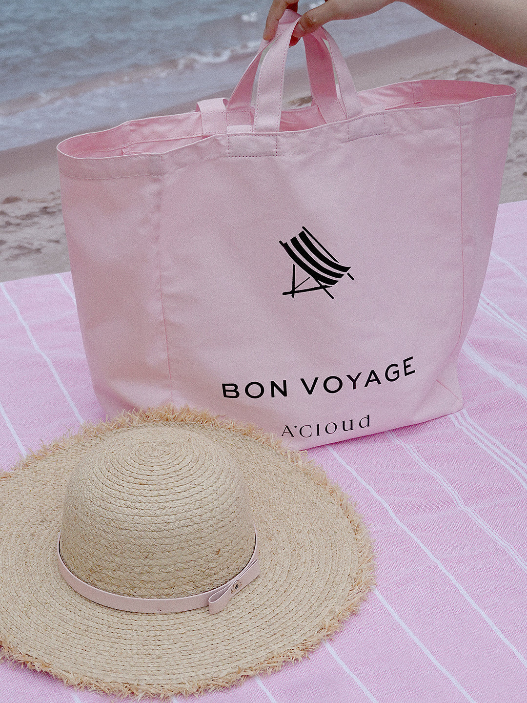 Bon Voyage Natural Raffia Hat