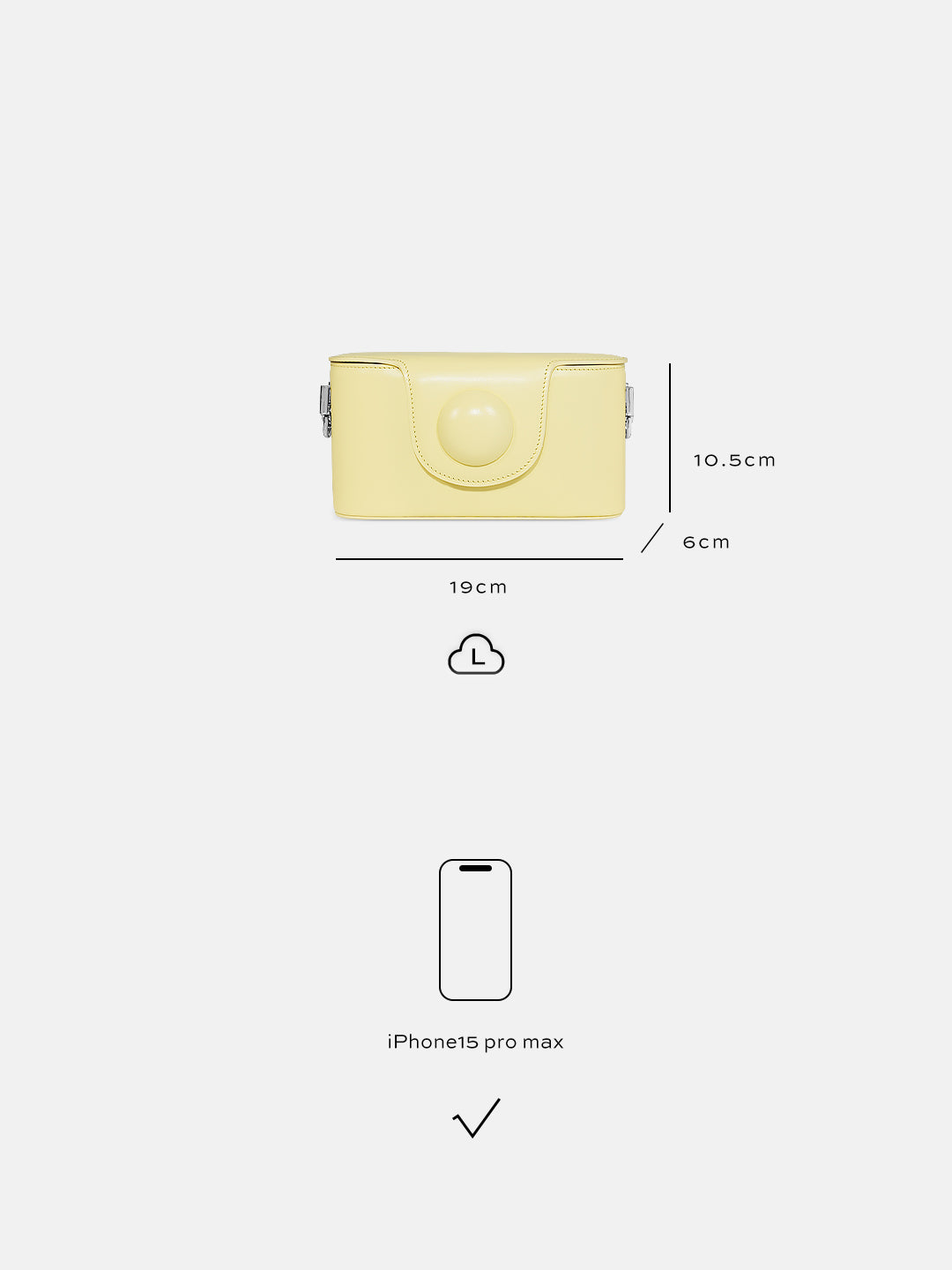 Clouds Gazing upon Flowers Camera Bag