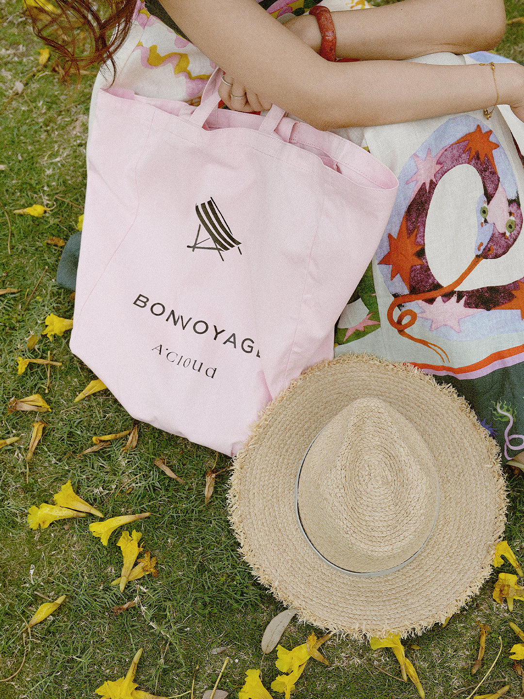 Bon Voyage Vacation Canvas Bag