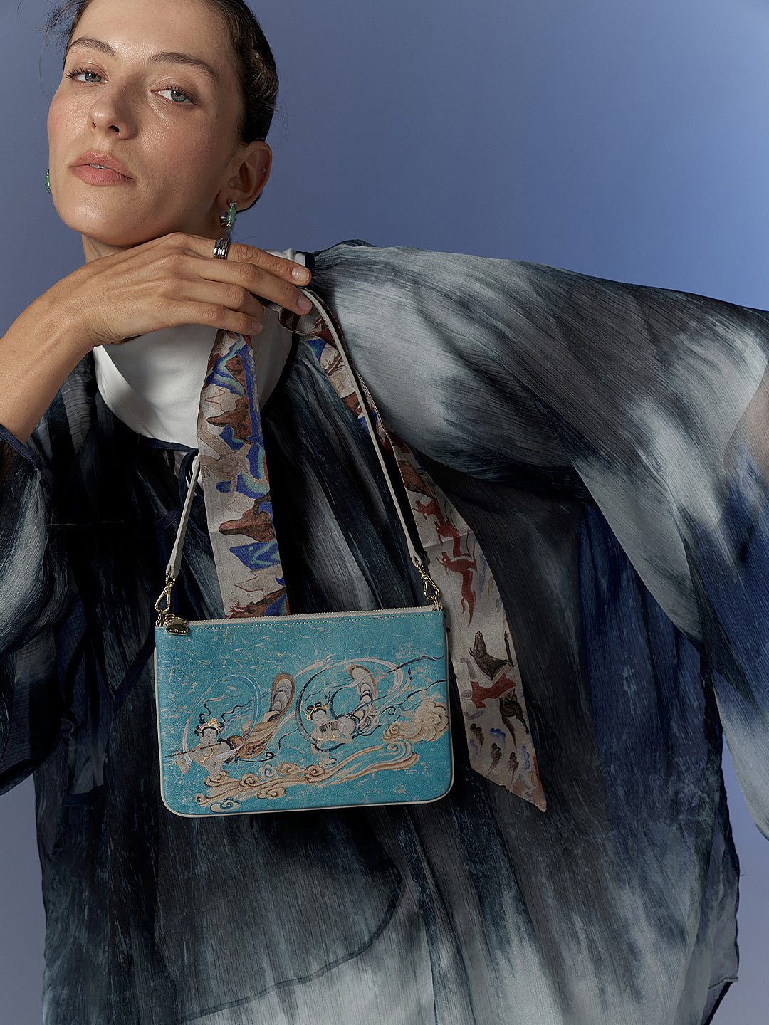 Small Handbag - A.Cloud x DUNHUANG  ART INSTITUTE