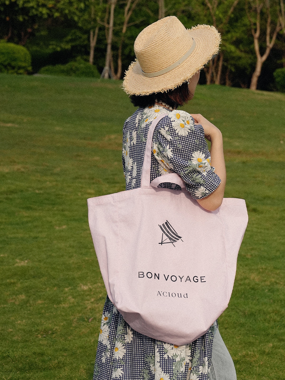Bon Voyage Vacation Canvas Bag