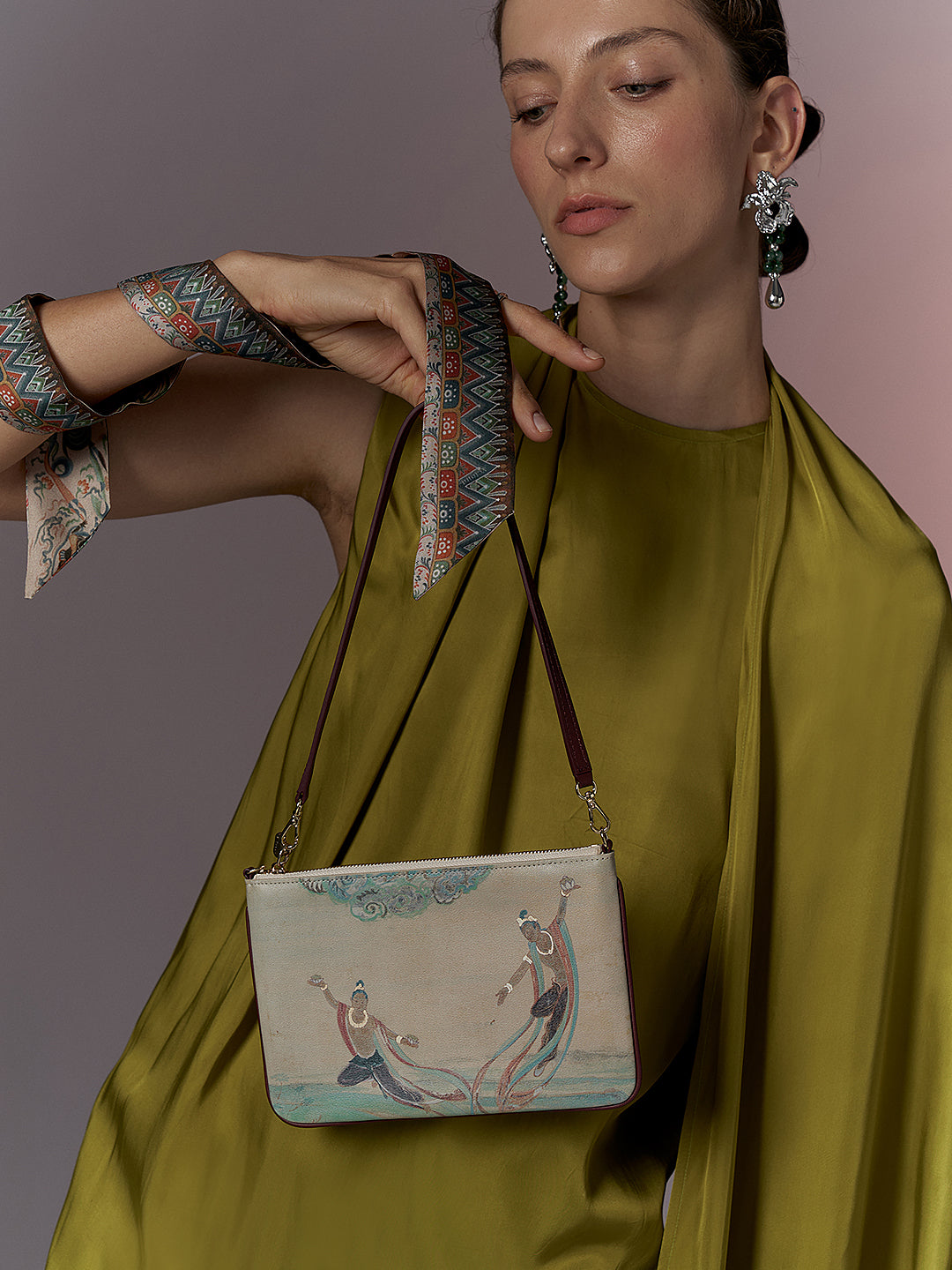 Small Handbag - A.Cloud x DUNHUANG  ART INSTITUTE