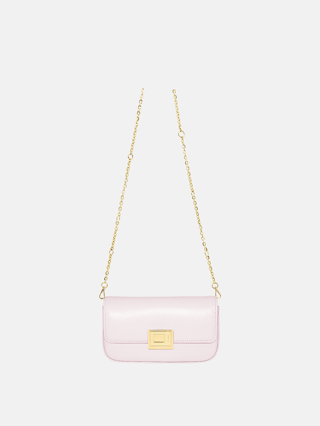 Clouds Gazing upon Flowers Book Lock Baguette Bag-Mini